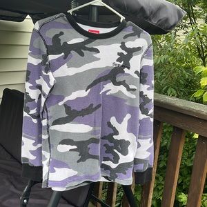 Long sleeve camo supreme shirt